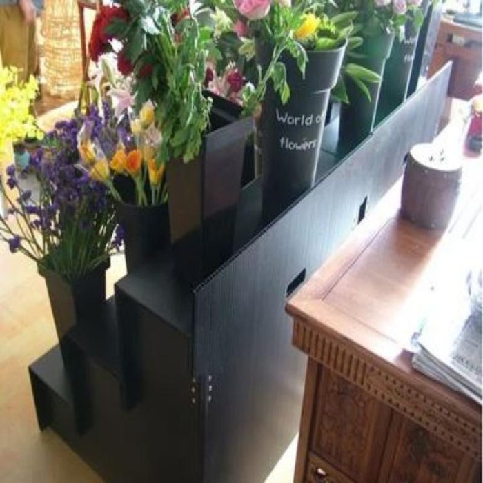 Corflute flower display stand Corflute flower display stand