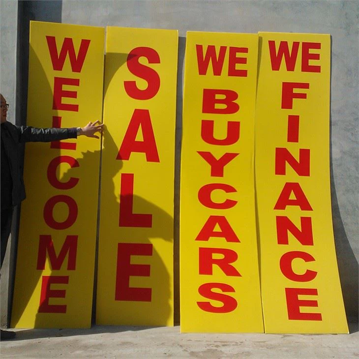 Customized corrugated sign board(001)