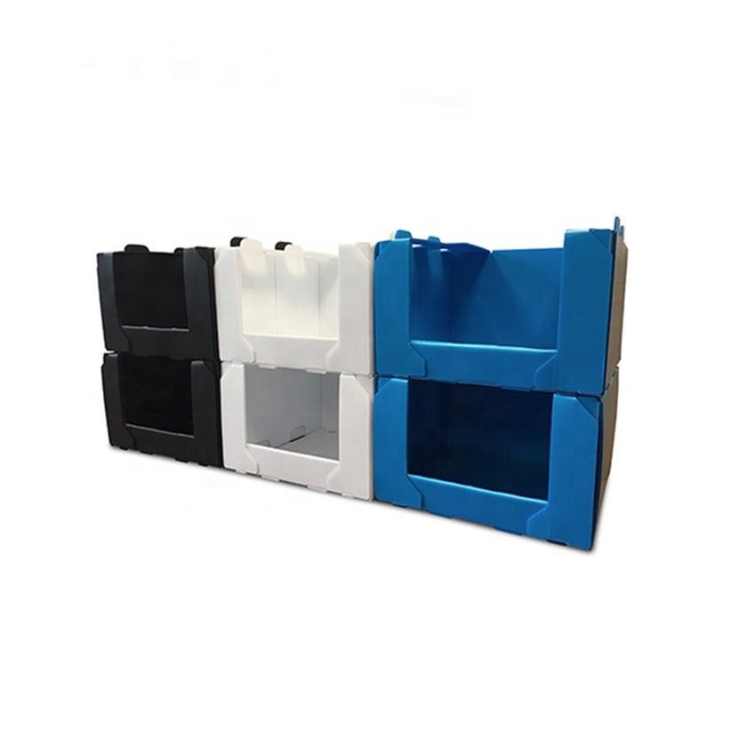 Stackable Corrugated Plastic Storage Bins factory